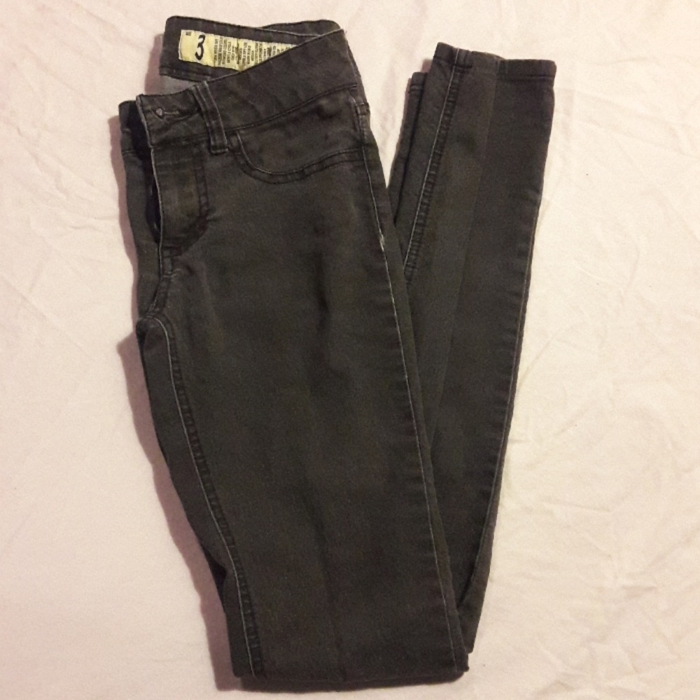 Dark Grey Skinny Jeans